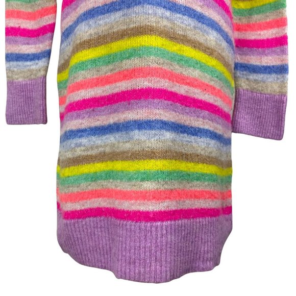 GAP Long Sleeve Stripped Sweater Dress Rainbow 4T - Picture 3 of 7